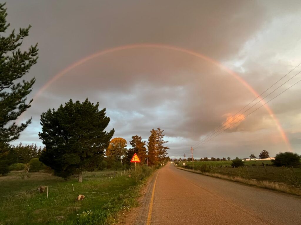 Rainbow over Tierfontein